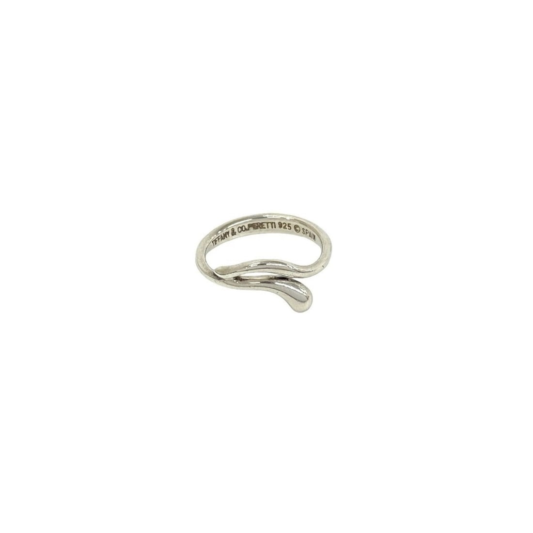 TIFFANY&Co. Tiffany Freeform Teardrop Ring, Sterling Silver 925, Accessory, 94521: --- Catalog ---Category: SizeJP Size: 6US Size: 3.5Category: DesignType: Band ringColor: SilverGender: WomenMaterial: Silver 925Category: GeneralBrand: Tiffany--- Item List ---Section: ConditionRankin