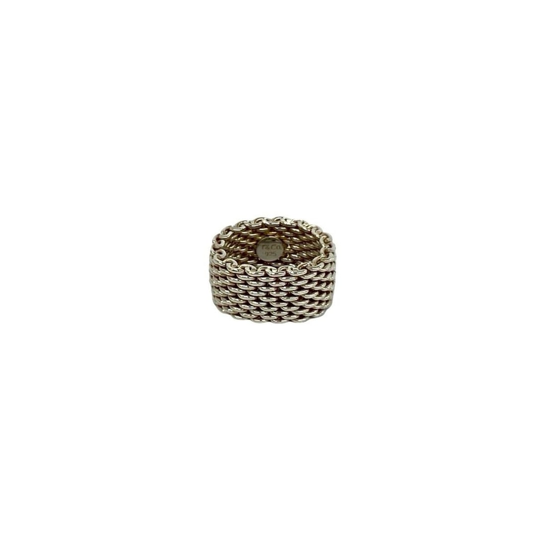 TIFFANY&Co. Tiffany Vintage Somerset Ring, Sterling Silver 925, Accessory, Silver, 54532: --- Catalog ---Category: SizeJP Size: 8US Size: 4.5Category: DesignType: Band ringColor: SilverGender: WomenMaterial: Silver 925Category: GeneralBrand: Tiffany--- Item List ---Section: ConditionRankin