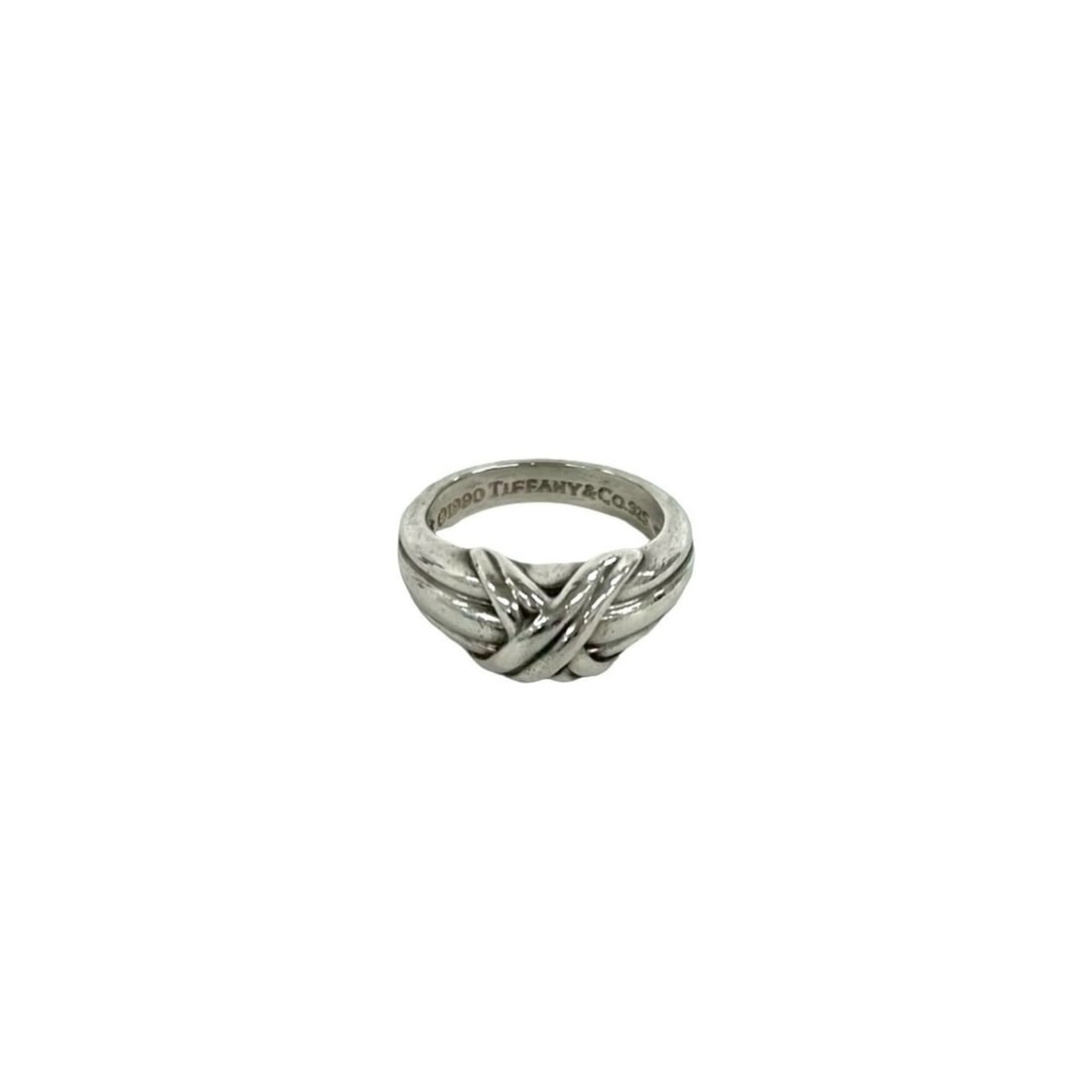 TIFFANY&Co. Tiffany Signature Ring 925 Sterling Silver Accessory Jewelry Women's -0506: --- Catalog ---Category: SizeJP Size: 8US Size: 4.5Category: DesignType: Band ringColor: SilverGender: WomenMaterial: Silver 925Category: GeneralBrand: Tiffany--- Item List ---Section: ConditionRankin