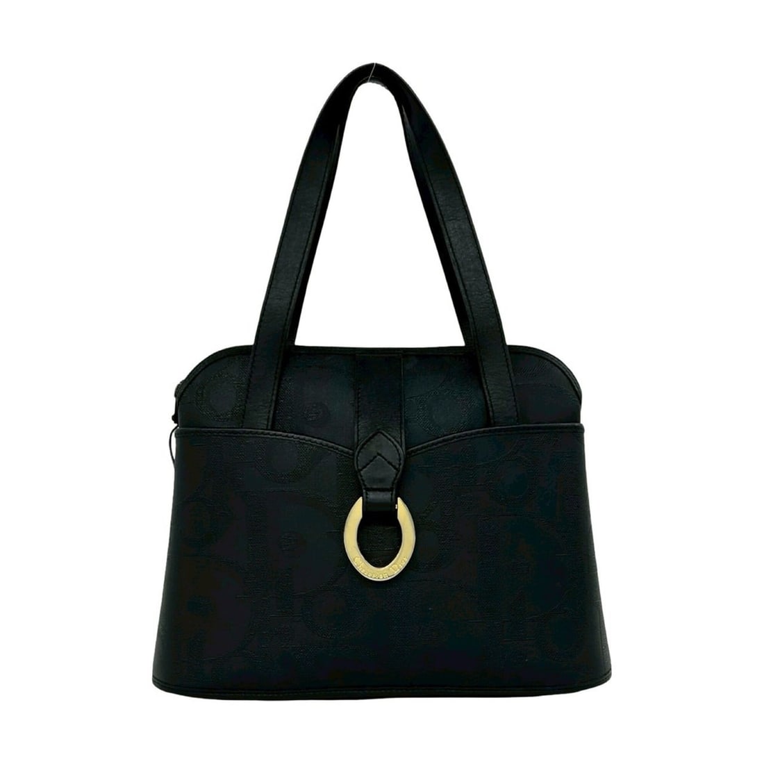 Christian Dior Vintage Logo Hardware Leather Handbag Tote Bag Mini Boston Black 83742: --- Catalog ---Category: SizeSize (HxWxD): 22cm x 28cm x 8cm / 8.66'' x 11.02'' x 3.14''Category: DesignType: Boston bag, Handbag, Tote bagColor: BlackGender: WomenMaterial: Leather , PVC Category: Ge