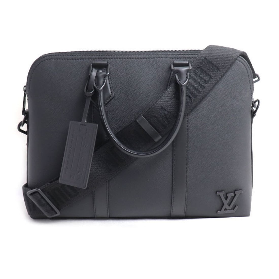 LOUIS VUITTON Takeoff Briefcase Business Bag Aerogram Black M59159 Men's: --- Catalog ---Category: SizeSize (HxWxD): 29cm x 39cm x 7cm / 11.41'' x 15.35'' x 2.75''Category: DesignType: BriefcaseColor: BlackGender: MenMaterial: Leather Category: GeneralMPN: M59159Brand: Loui