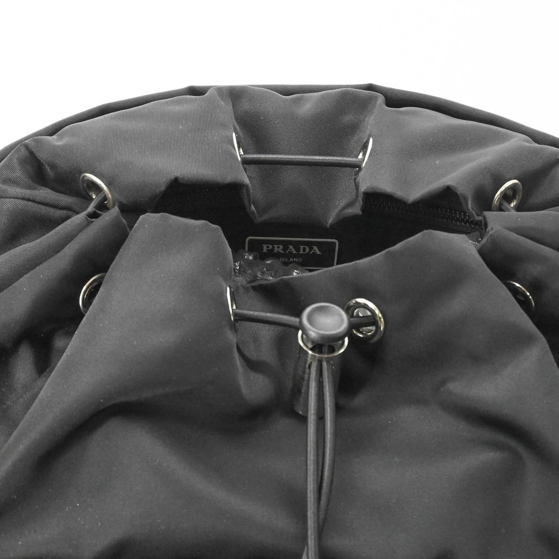 PRADA Tessuto Nylon Backpack Triangle Black 2VZ062 - 10