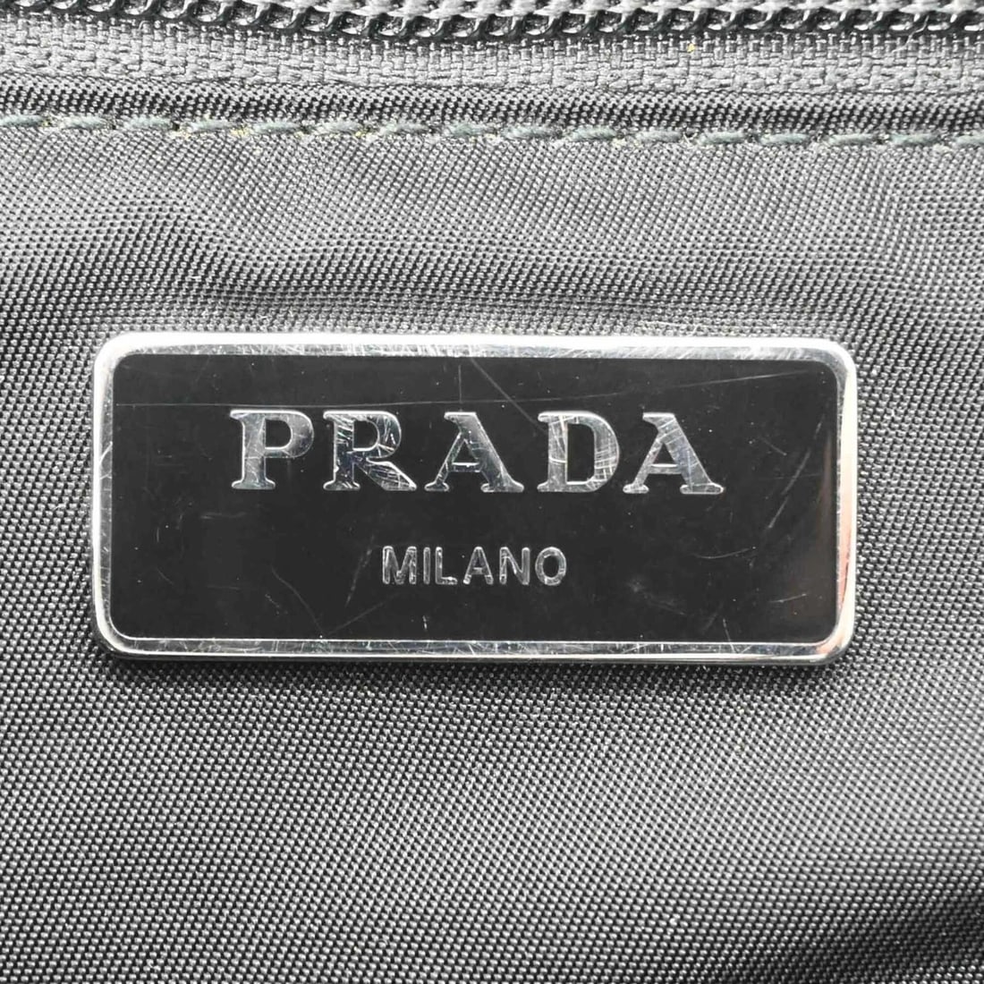 PRADA Tessuto Nylon Backpack Triangle Black 2VZ062 - 13