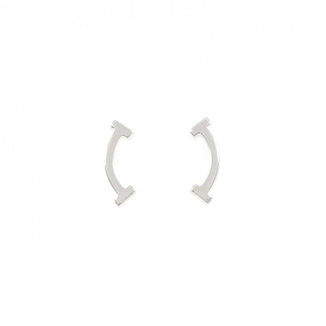 Tiffany T Smile Earrings: --- Catalog ---Category: SizeSize (HxWxD): 13.40mm x 4.50mm / 0.53'' x 0.18''Category: DesignType: Stud earringsGender: WomenMaterial: White gold (18K)Category: GeneralMPN: 60150770Brand: Tiffany---