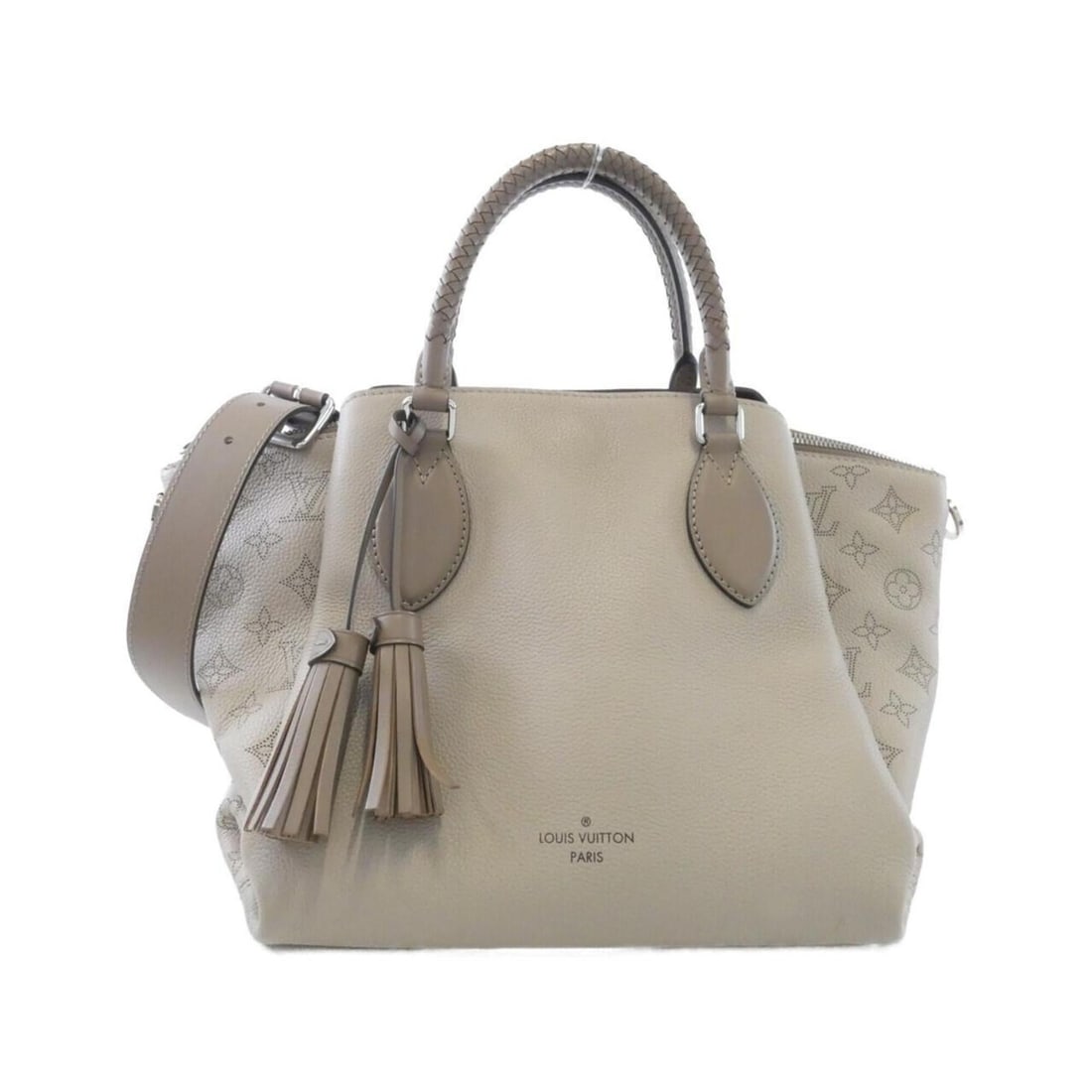 Louis Vuitton Mahina Omea M55031 Handbag: --- Catalog ---Category: SizeSize (HxWxD): 27cm x 32cm x 15cm / 10.62'' x 12.59'' x 5.9''Category: DesignType: HandbagColor: GalleGender: WomenMaterial: Leather Hardware Color: SilverLeather/Fur