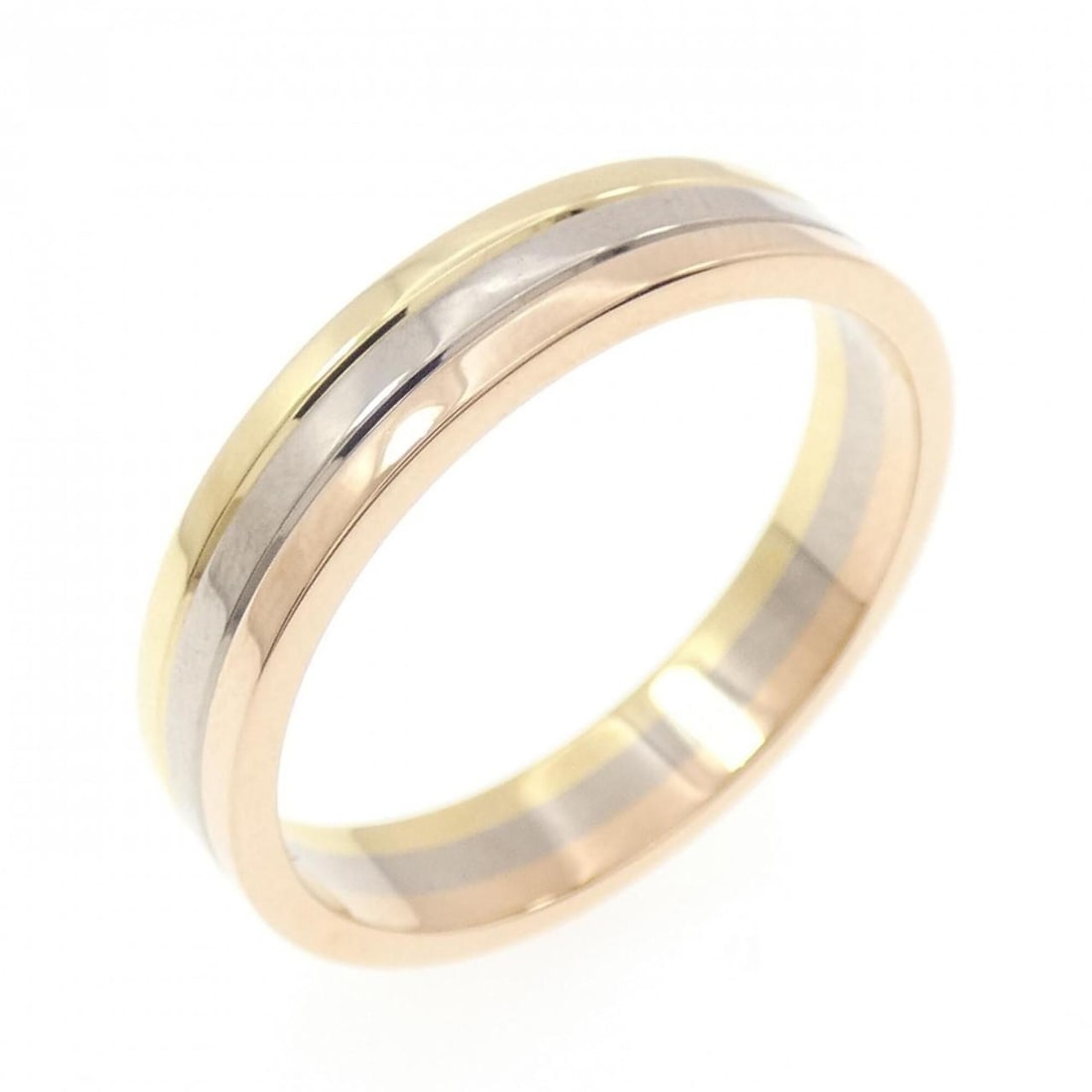 Cartier Louis Vendome Aoyama Ring: --- Catalog ---Category: SizeUS Size: 11.5Brand Size: 64Category: DesignType: Band ringGender: WomenMaterial: Pink gold (18K), White gold (18K), Yellow gold (18K)Category: GeneralBrand: Cartier---