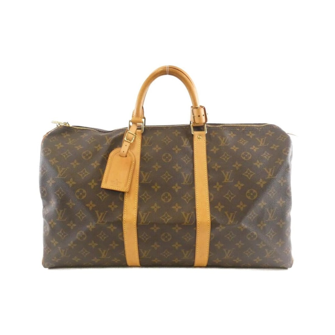 Louis Vuitton Monogram Keepall 50cm M41426 Boston Bag: --- Catalog ---Category: SizeSize (HxWxD): 29cm x 50cm x 22cm / 11.41'' x 19.68'' x 8.66''Category: DesignType: Boston bagColor: MarronGender: Men,WomenMaterial: Coated canvas Hardware Color: