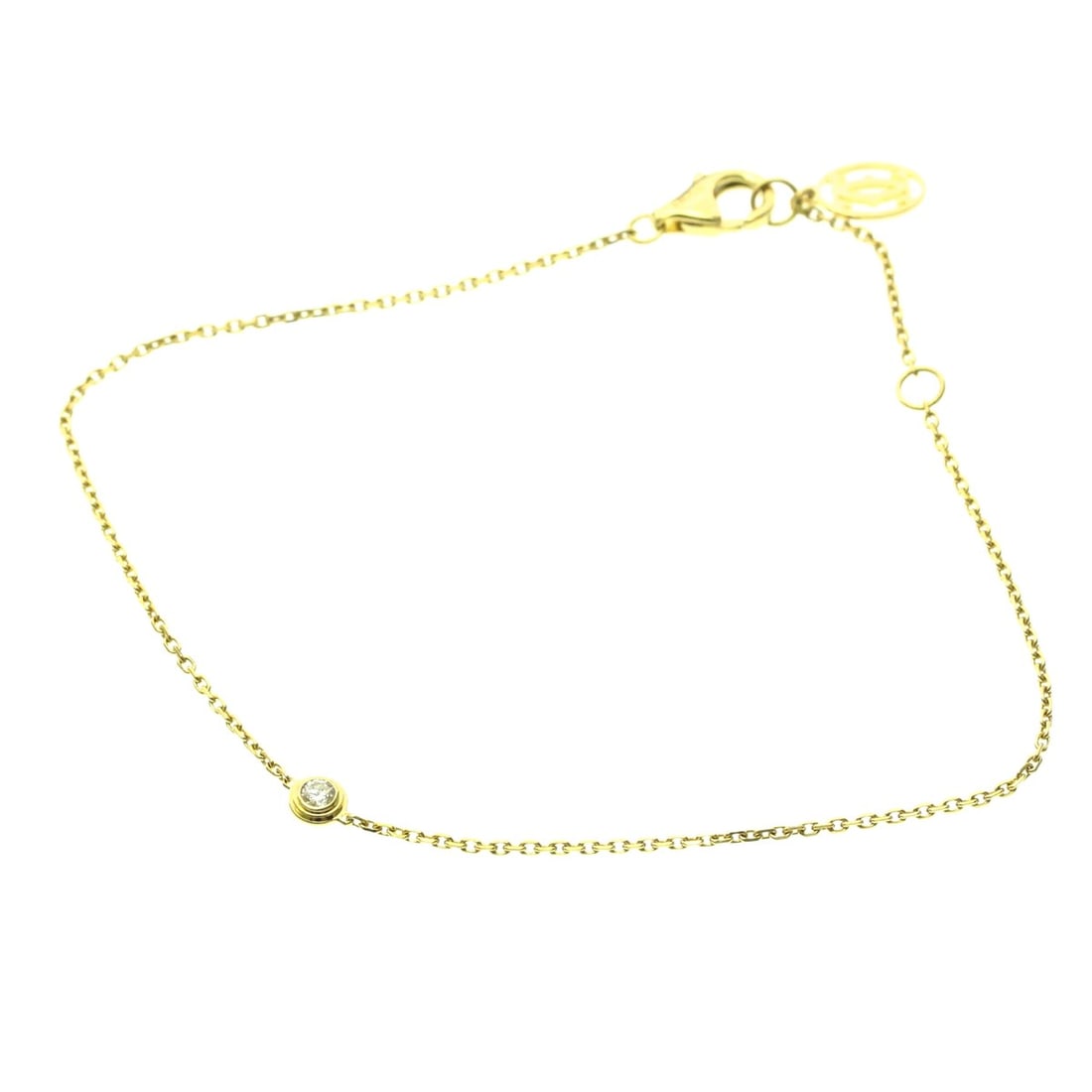 Cartier D’Amour Bracelet XS Yellow Gold (18K) Diamond Charm Bracelet Gold: --- Catalog ---Category: SizeLength: 15.5cm - 17.5cm / 6.1'' - 6.88''Weight: 1.4g / 0.04oz.Stone Size (HxW): 3.7cm x 3.7cm / 1.45'' x 1.45''Category: DesignType: Charm braceletColor: GoldMetal: GoldSt