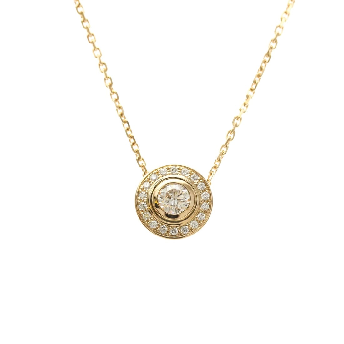 Cartier Damour Diamond Necklace Pink Gold (18K) Diamond Men,Women Fashion Pendant Necklace (Pink (1 of 12)