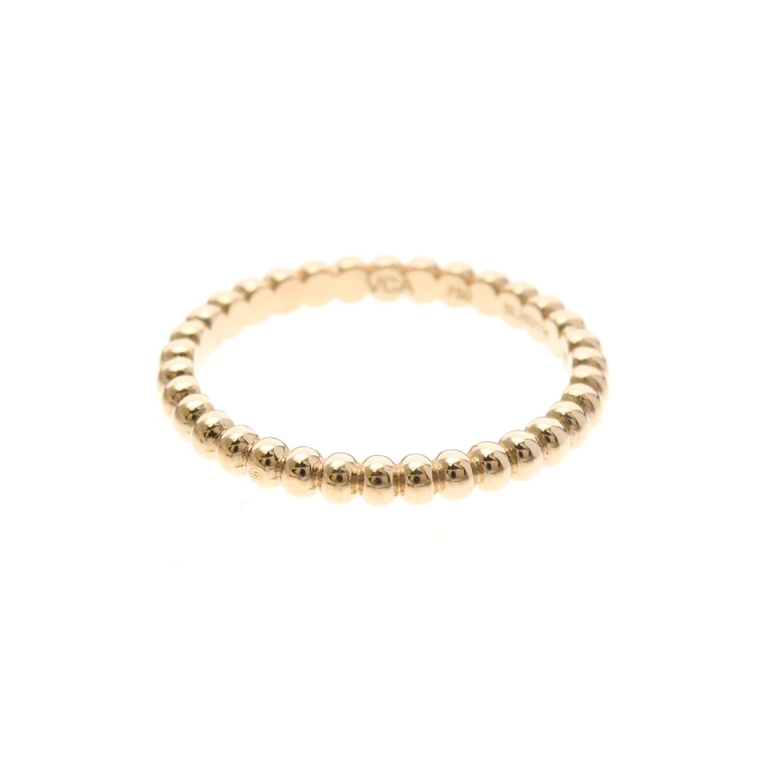 Van Cleef & Arpels Perlee Mini Model Pink Gold (18K) Fashion No Stone Band Ring Pink Gold: --- Catalog ---Category: SizeWidth: 2mm / 0.08''Weight: 1.8g / 0.06oz.JP Size: 8US Size: 4 1/2Brand Size: 48Category: DesignType: Band ringColor: Pink goldMetal: GoldStone: No StoneStyle: FashionGende