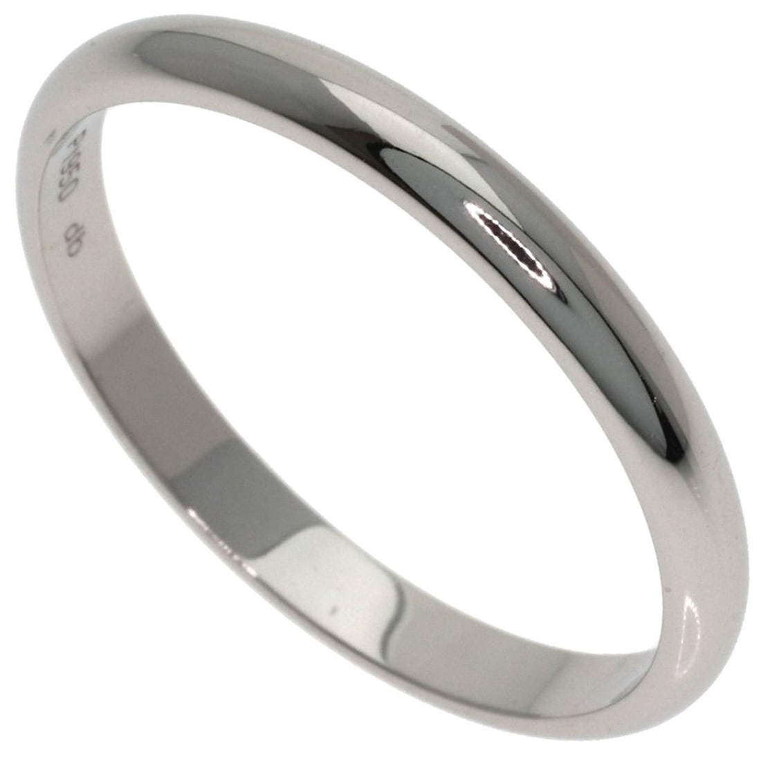 Cartier 1895 Wedding Ring #57, Platinum PT950, Women's.: --- Catalog ---Category: SizeWidth: 2.4mm / 0.09''Weight: 3.1g / 0.1oz.JP Size: 17US Size: 8.5Category: DesignType: Band ringMetal: PlatinumGender: WomenMetal Purity: Platinum950Category: GeneralBrand
