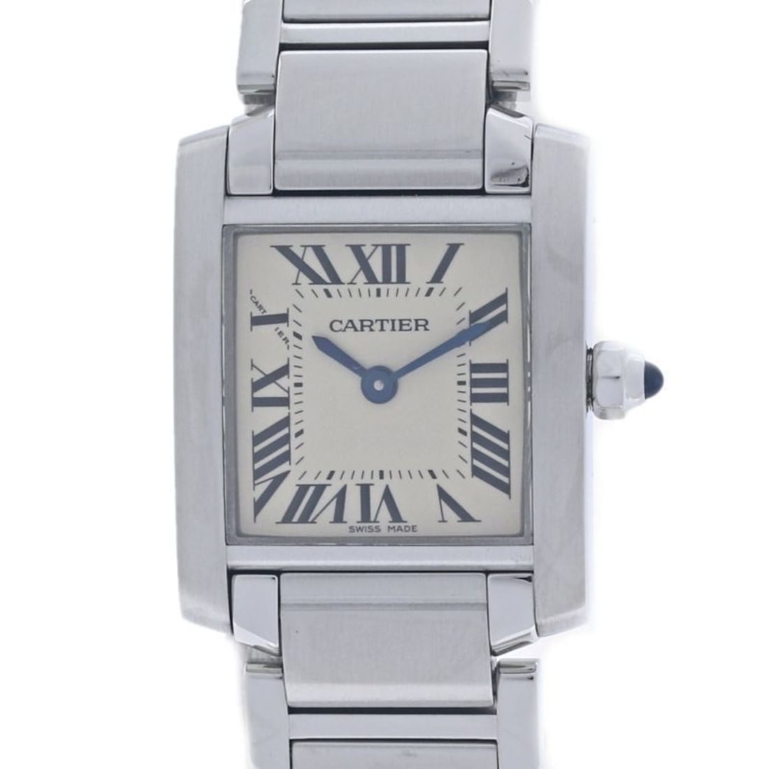 CARTIER Cartier Tank Française SM Final Model W51008Q3 Women's Watch SS 40352: --- Catalog ---Category: SizeWrist Size: 17cm / 6.69''Case Diameter: 20mm / 0.79''Category: DesignType: WristwatchGender: WomenColor (Dial): IvoryMaterial (Band): Stainless steelMaterial (Case): Stain