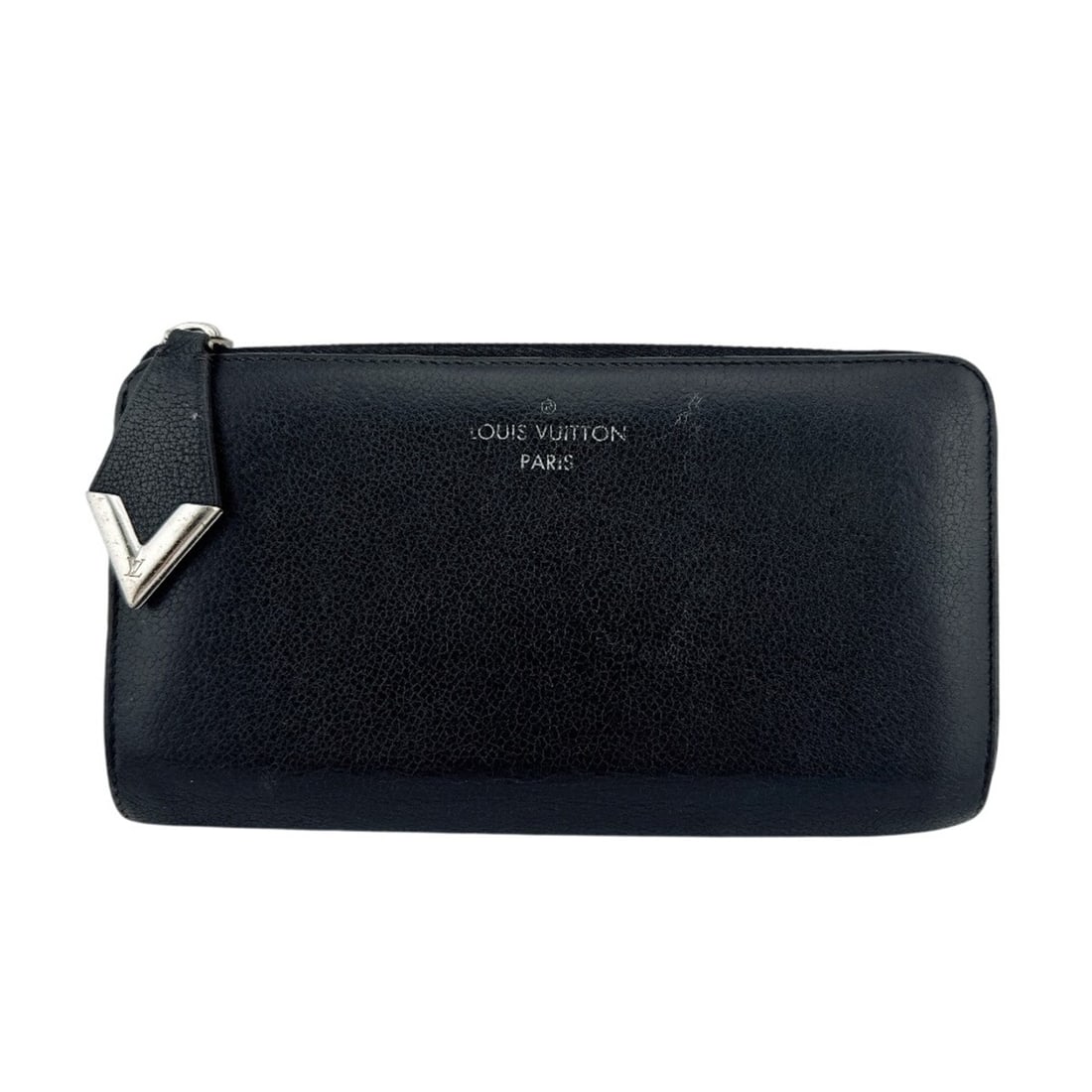 LOUIS VUITTON M60146 Portefeuille Comet L-shaped Zipper Long Wallet, Black: --- Catalog ---Category: SizeSize (HxWxD): 11.5cm x 19cm / 4.52'' x 7.48''Category: DesignType: Long wallet (bi-fold)Color: BlackGender: Unisex,Men,WomenMaterial: Leather Category: GeneralBrand: Louis