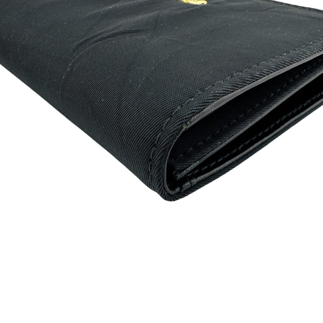 PRADA Compact Wallet, Tri-fold Black - 6