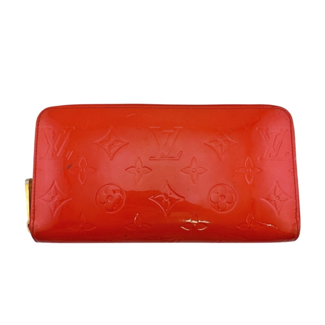 LOUIS VUITTON M90200 Zippy Wallet, Round Zipper, Vernis Leather, Long Red: --- Catalog ---Category: SizeSize (HxWxD): 11cm x 19.5cm / 4.33'' x 7.67''Category: DesignType: Long wallet (bi-fold)Color: Red colorGender: WomenMaterial: Vernis , Leather Category: GeneralLine: