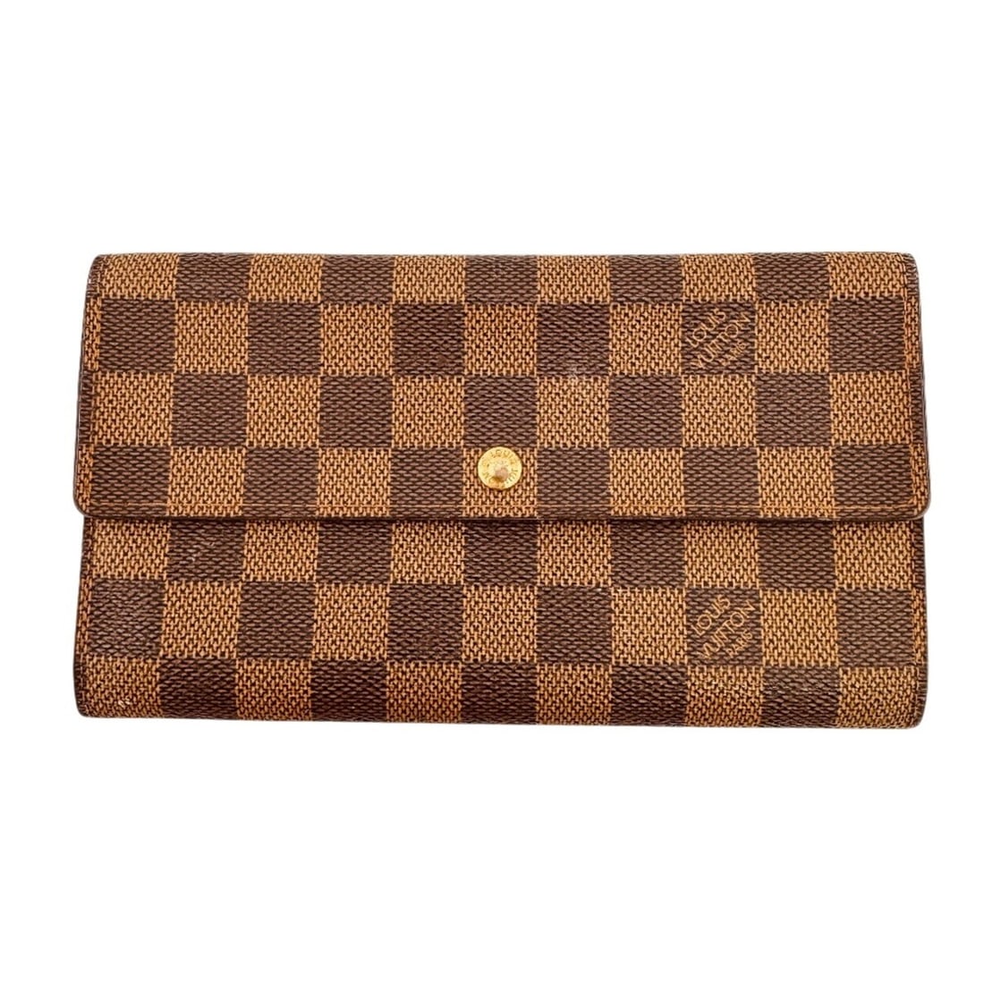 LOUIS VUITTON CA0010 Portemonnaie Credit Bi-fold Damier Long Wallet Brown: --- Catalog ---Category: SizeSize (HxWxD): 11cm x 19cm / 4.33'' x 7.48''Category: DesignType: Long wallet (bi-fold)Color: BrownGender: MenSeason: VintageMaterial: Leather Category: GeneralLine: Damier