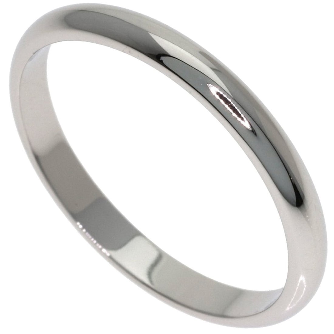 Cartier 1895 Wedding Ring #54, Platinum PT950, Women's.: --- Catalog ---Category: SizeWidth: 2.3mm / 0.09''Weight: 2.9g / 0.1oz.JP Size: 14US Size: 7Category: DesignType: Band ringMetal: PlatinumGender: WomenMetal Purity: Platinum950Category: GeneralBrand: 