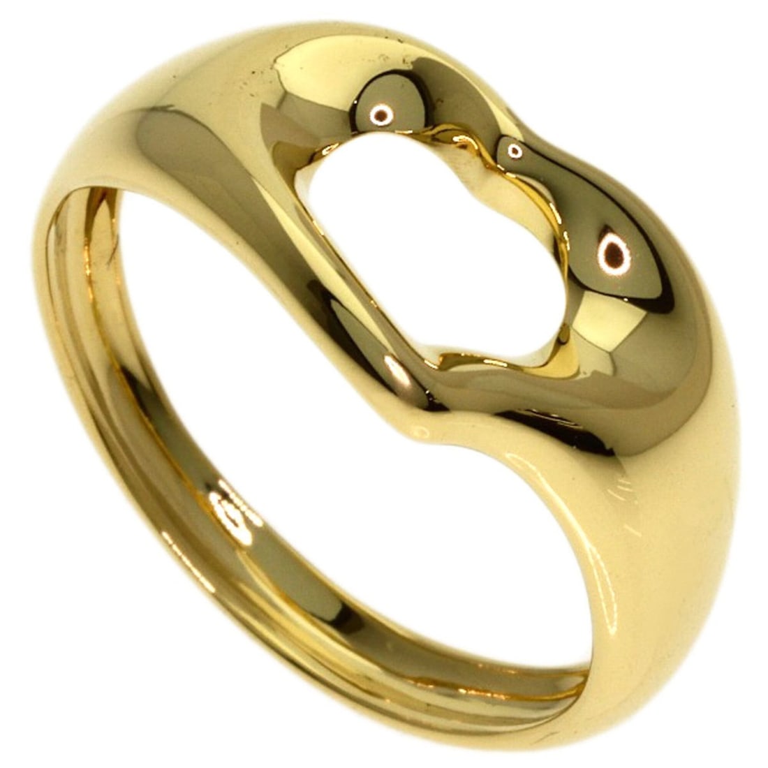Tiffany & Co. Open Heart Ring, 18K Yellow Gold, Women's.: --- Catalog ---Category: SizeWeight: 2.7g / 0.09oz.JP Size: 11.5US Size: 6Category: DesignType: Band ringColor: YellowMetal: GoldGender: WomenMetal Purity: 18KCategory: GeneralLine: Open HeartBrand: T