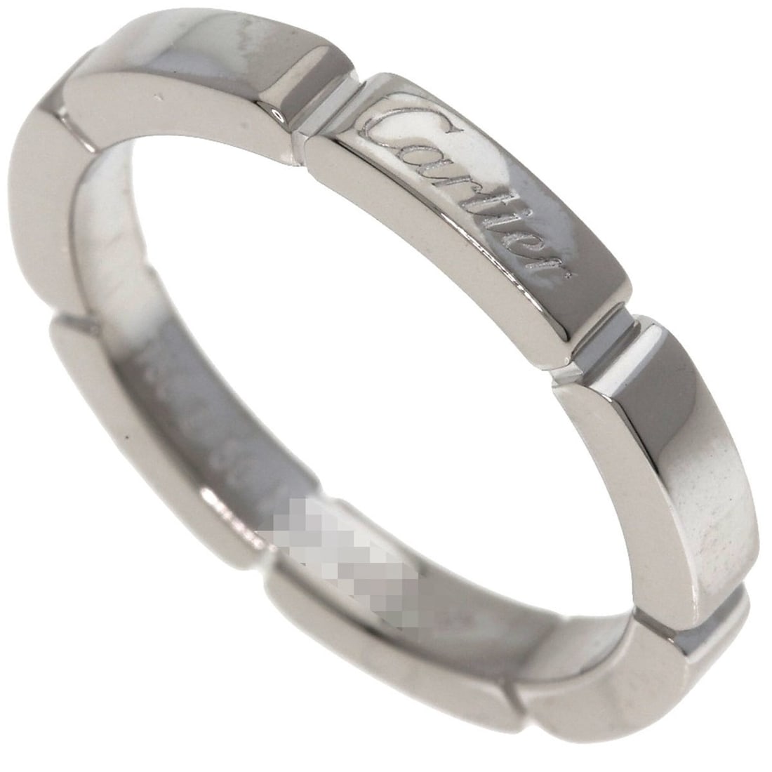 Cartier Maillon Panthère #50 Ring, 18K White Gold, Women's.: --- Catalog ---Category: SizeJP Size: 10US Size: 5.5Category: DesignType: Band ringGender: WomenMaterial: White gold (18K)Category: GeneralBrand: Cartier--- Item List ---Section: ConditionRanking: Ran