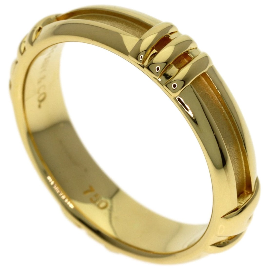 Tiffany & Co. Atlas Ring, 18K Yellow Gold, Women's.: --- Catalog ---Category: SizeJP Size: 10US Size: 5.5Category: DesignType: Band ringGender: WomenMaterial: Yellow gold (18K)Category: GeneralBrand: Tiffany--- Item List ---Section: ConditionRanking: Ra