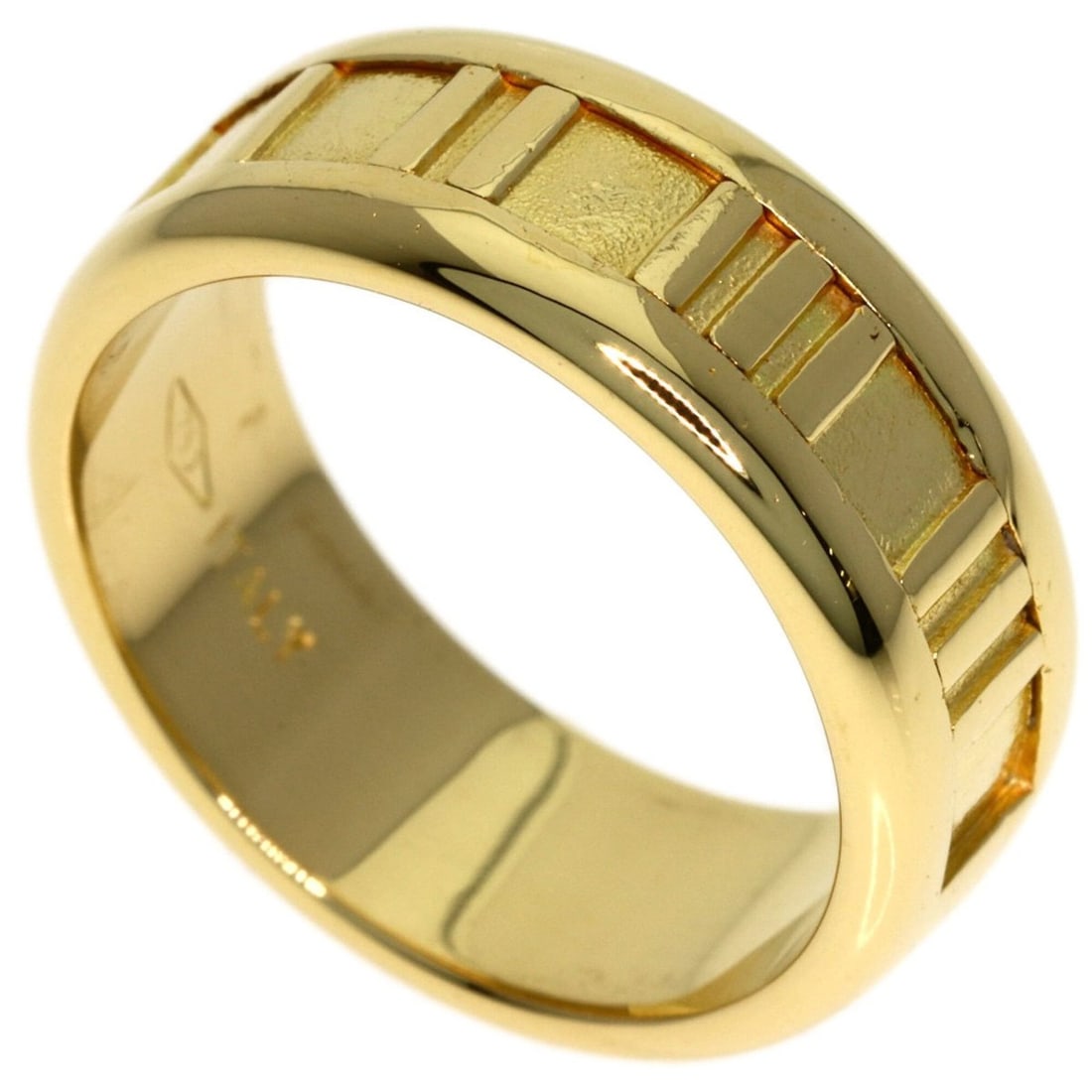 Tiffany & Co. Atlas Ring, 18K Yellow Gold, Women's.: --- Catalog ---Category: SizeJP Size: 13US Size: 6.5Category: DesignType: Band ringGender: WomenMaterial: Yellow gold (18K)Category: GeneralBrand: Tiffany--- Item List ---Section: ConditionRanking: Ra