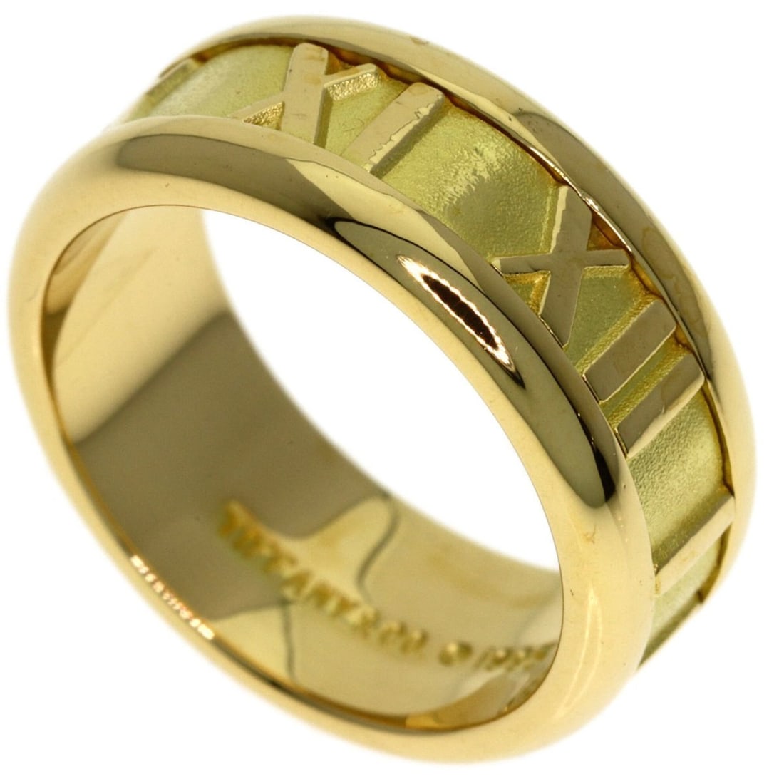 Tiffany & Co. Atlas Ring, 18K Yellow Gold, Women's.: --- Catalog ---Category: SizeJP Size: 7.5US Size: 4Category: DesignType: Band ringGender: WomenMaterial: Yellow gold (18K)Category: GeneralBrand: Tiffany--- Item List ---Section: ConditionRanking: Ran