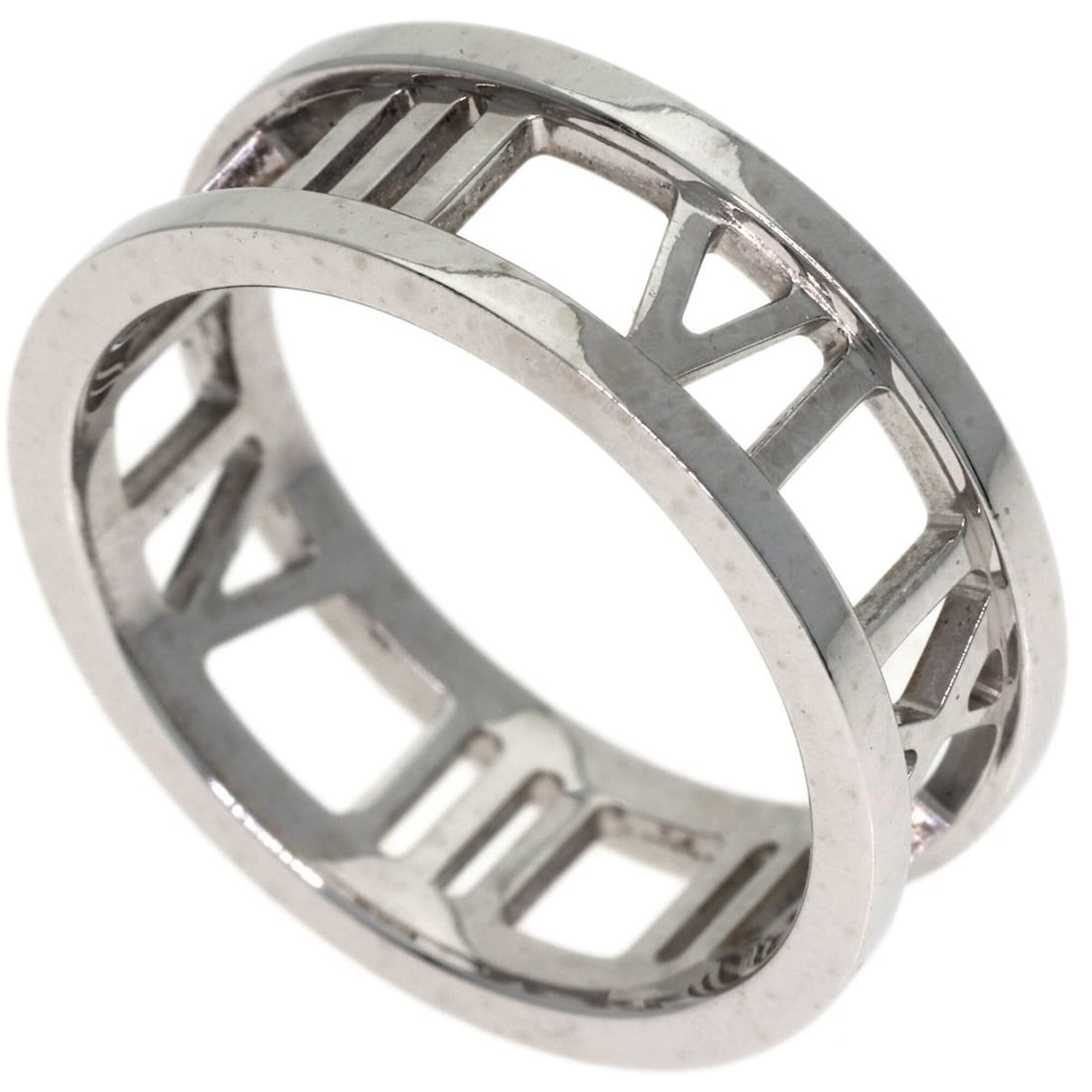 Tiffany & Co. Open Atlas Ring, 18K White Gold, Women's.: --- Catalog ---Category: SizeJP Size: 12.5US Size: 6.5Category: DesignType: Band ringGender: WomenMaterial: White gold (18K)Category: GeneralBrand: Tiffany--- Item List ---Section: ConditionRanking: R