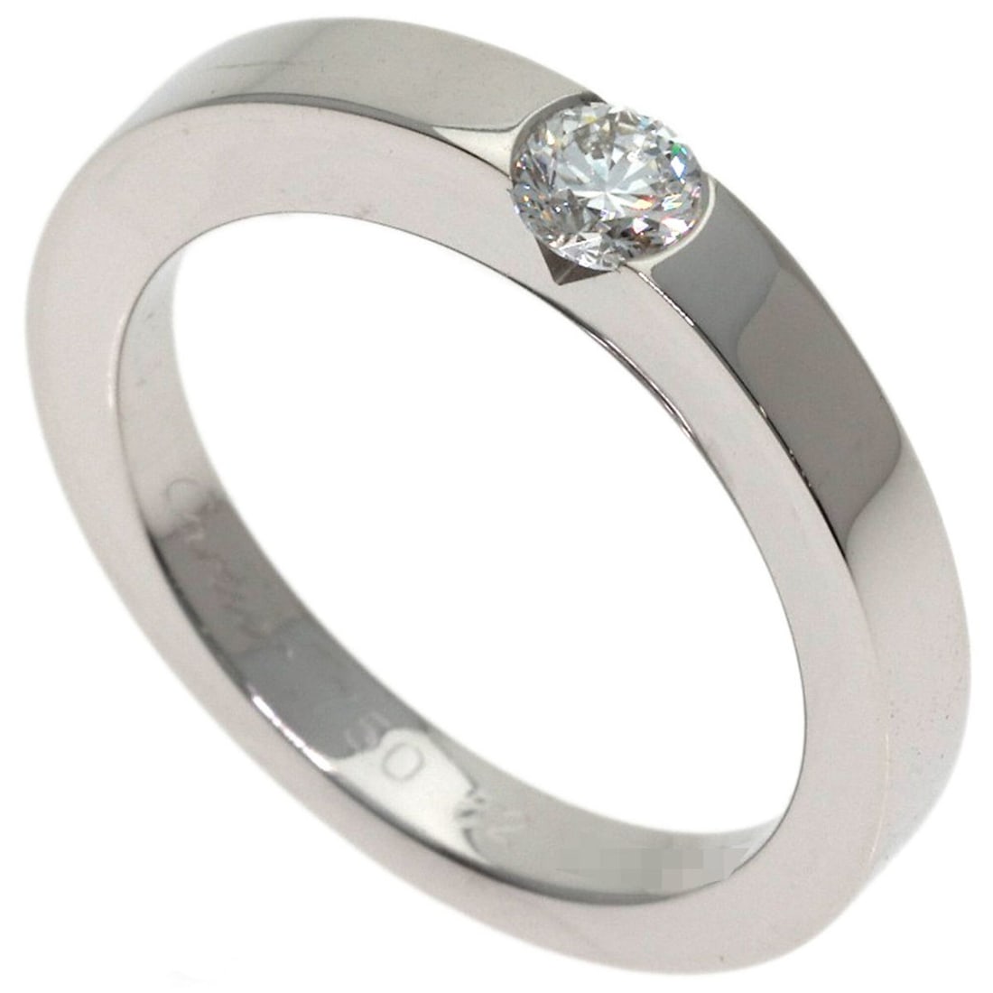 Cartier Date with Diamond Ring #52, 18K White Gold, Women's.: --- Catalog ---Category: SizeJP Size: 12US Size: 6.5Category: DesignType: Band ringStone: DiamondGender: WomenMaterial: White gold (18K)Category: GeneralBrand: Cartier--- Item List ---Section: Conditi