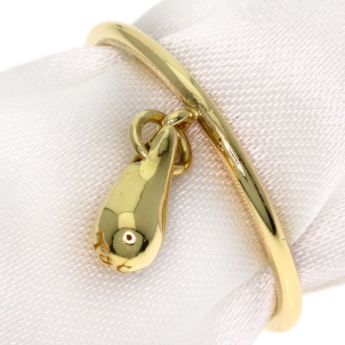 Tiffany & Co. Teardrop Ring, 18K Yellow Gold, Women's.: --- Catalog ---Category: SizeJP Size: 8.5US Size: 4.5Category: DesignType: Band ringGender: WomenMaterial: Yellow gold (18K)Category: GeneralBrand: Tiffany--- Item List ---Section: ConditionRanking: R