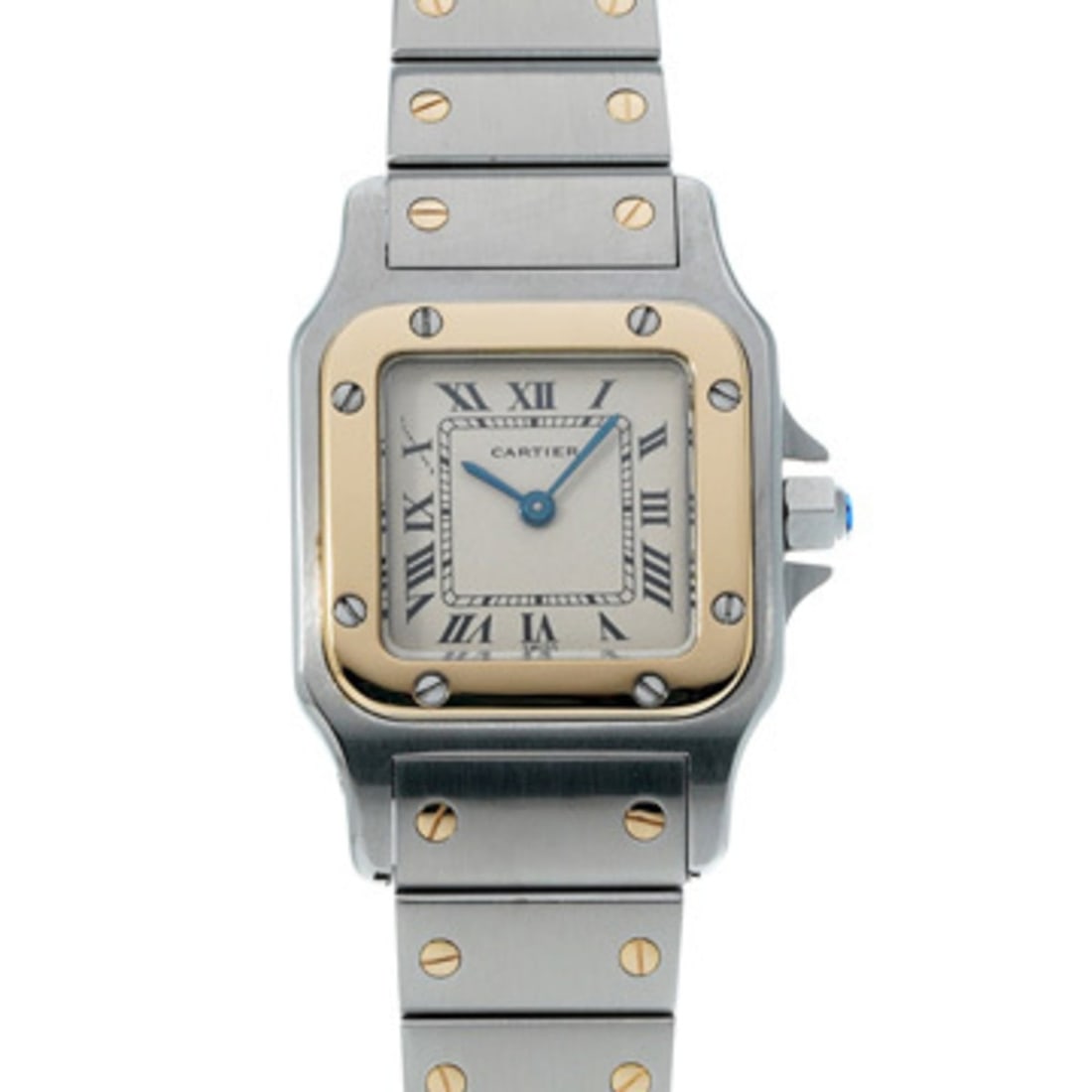 Cartier Santos Galbee SM W20012C4 Ivory Ladies Quartz Watch (Pre-owned) - Ginzo (1 of 9)