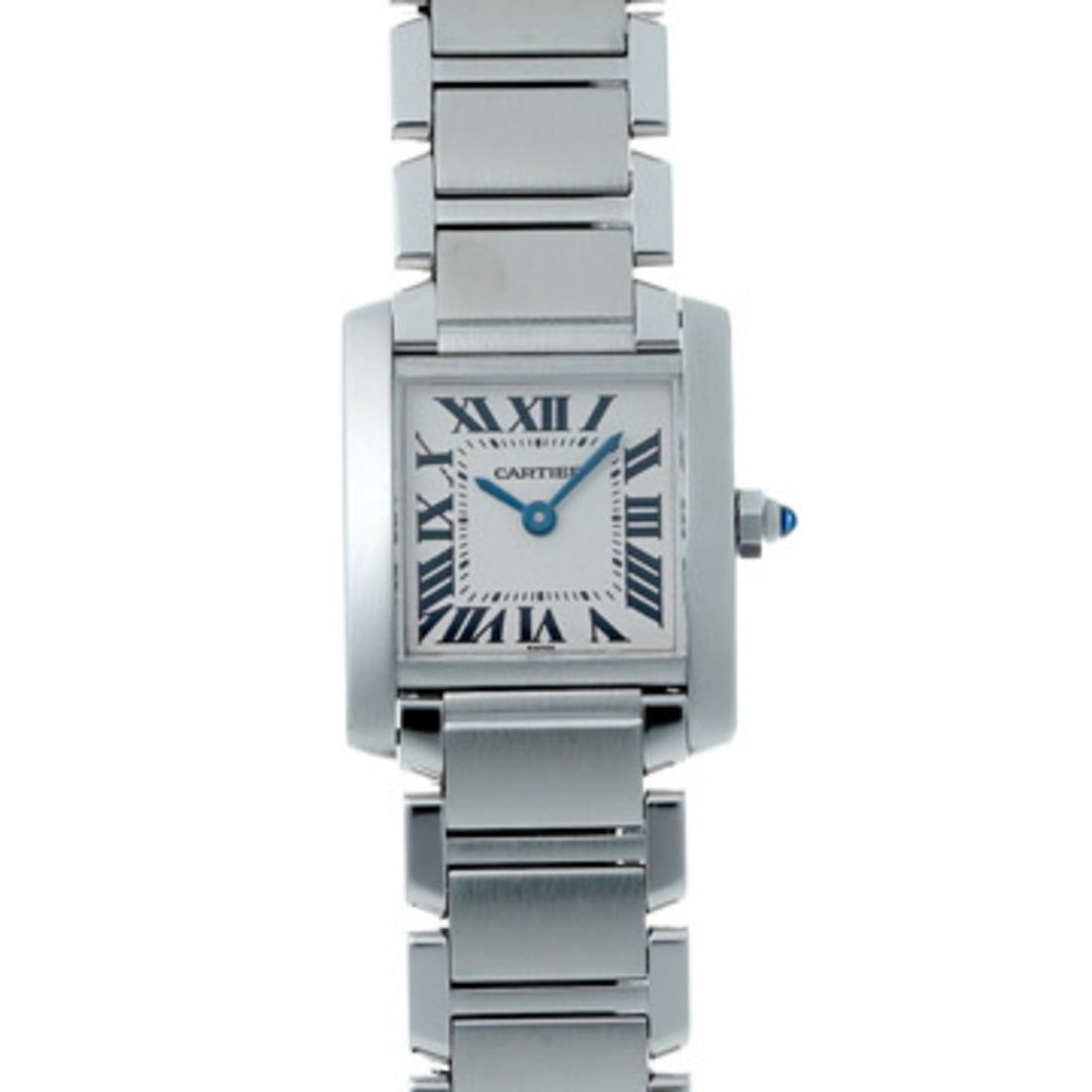 Cartier Tank Française SM W51008Q3 Silver Women's Quartz Watch (Pre-owned) - Ginzo: --- Catalog ---Category: SizeWrist Size: 14cm / 5.51''Case Diameter: 20mm / 0.79''Category: DesignType: WristwatchGender: WomenColor (Dial): SilverMaterial (Band): Stainless steelMaterial (Case): Stai