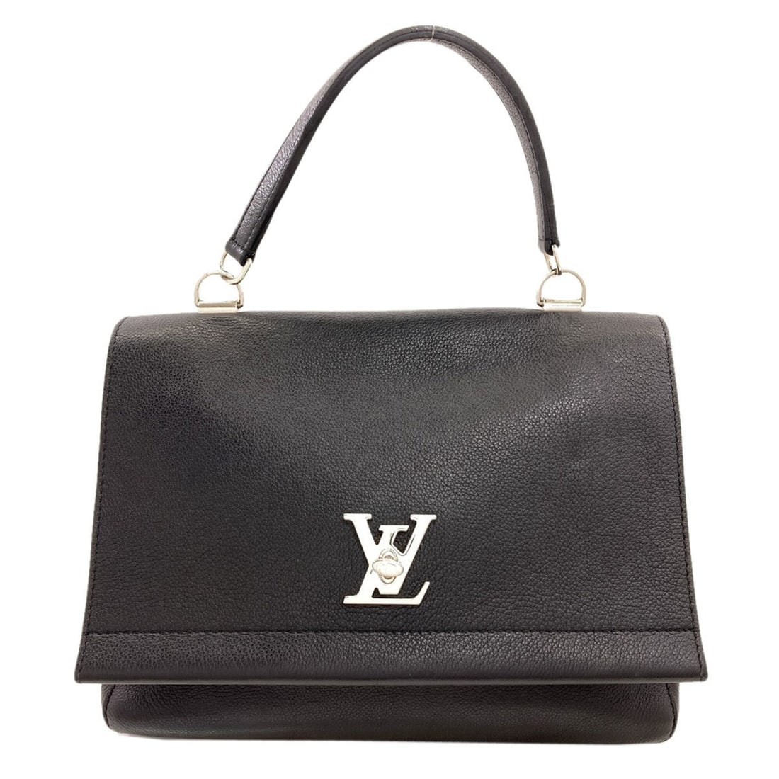 Louis Vuitton M50250 Lockme Cartable Handbag, Calfskin, Women's LOUIS VUITTON: --- Catalog ---Category: SizeSize (HxWxD): 21cm x 28cm x 10cm / 8.26'' x 11.02'' x 3.93''Category: DesignType: HandbagColor: BlackGender: WomenMaterial: Leather Category: GeneralMPN: N40379Brand: Loui