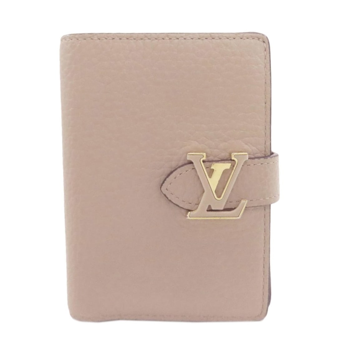 Louis Vuitton M82198 Vertical Wallet Compact Bi-fold Taurillon Leather Women's LOUIS VUITTON: --- Catalog ---Category: SizeSize (HxWxD): 12cm x 9cm x 2cm / 4.72'' x 3.54'' x 0.78''Category: DesignType: Wallet (bi-fold)Color: GalleGender: WomenCategory: GeneralMPN: M82198Brand: Louis Vuitton---