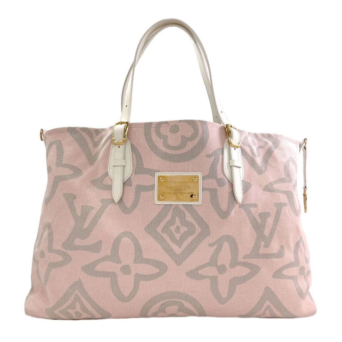 Louis Vuitton M95673 Taïcienne GM Cruise Line Tote Bag Canvas Women's LOUIS VUITTON: --- Catalog ---Category: SizeSize (HxWxD): 33cm x 52cm x 20cm / 12.99'' x 20.47'' x 7.87''Category: DesignType: Tote bagColor: RoseGender: WomenMaterial: Canvas Category: GeneralMPN: M95673Brand: