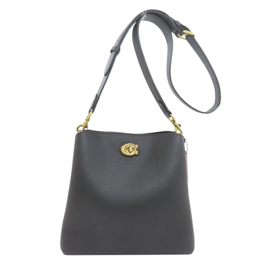 Coach C3916 Willow Bucket Shoulder Bag Leather Women's COACH: --- Catalog ---Category: SizeSize (HxWxD): 23cm x 23cm x 11cm / 9.05'' x 9.05'' x 4.33''Category: DesignType: Shoulder bagColor: BlackGender: WomenMaterial: Leather Category: GeneralMPN: C3916Brand: