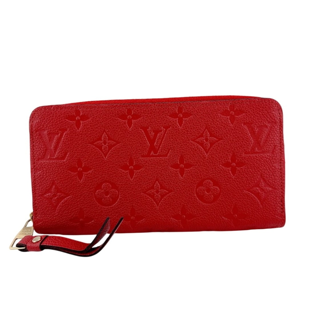 LOUIS VUITTON M63691 Zippy Wallet, Round Zipper, Empreinte Finish, Long Red: --- Catalog ---Category: SizeSize (HxWxD): 10.5cm x 19.5cm / 4.13'' x 7.67''Category: DesignType: Long wallet (bi-fold)Color: Red colorGender: WomenMaterial: Monogram Empreinte , Leather Category: