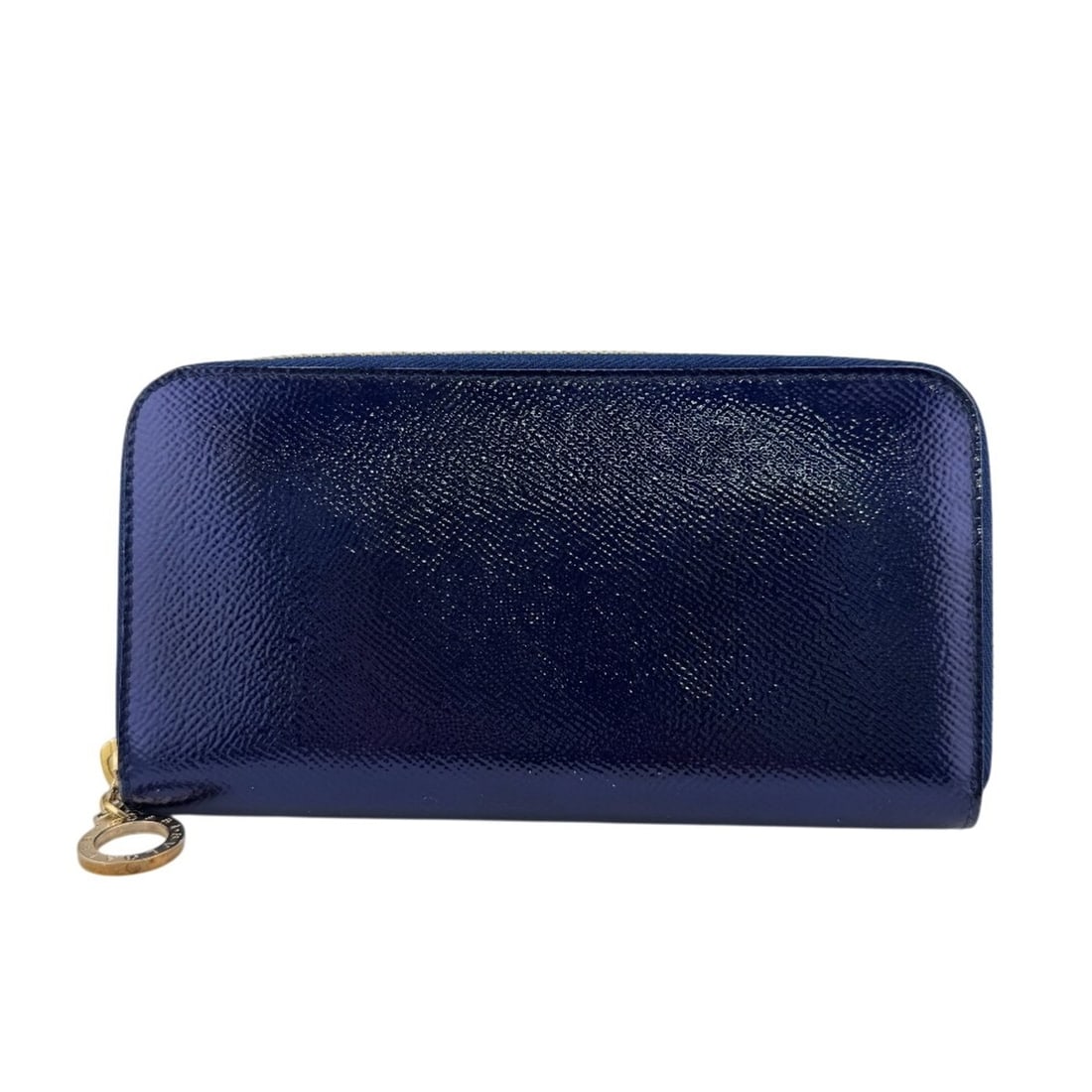 BVLGARI 287080 Round Zipper Long Wallet with Circle Logo, Navy: --- Catalog ---Category: SizeSize (HxWxD): 10cm x 18.5cm / 3.93'' x 7.28''Category: DesignType: Long wallet (bi-fold)Color: NavyGender: MenMaterial: PVC Category: GeneralBrand: Bvlgari--- Item List --
