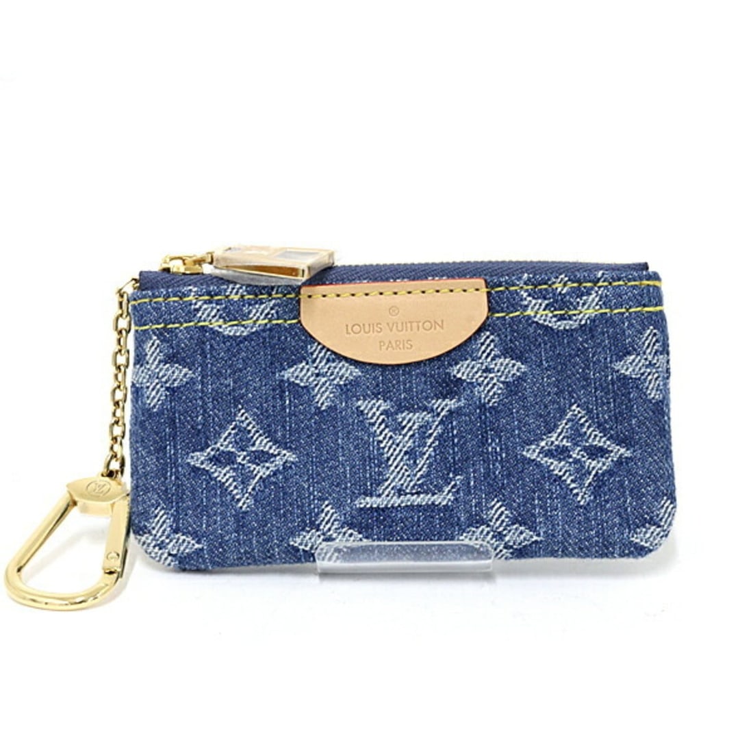 Louis Vuitton Pochette Clé Card Key Case Coin Purse, Monogram Denim, M82961 Blue: --- Catalog ---Category: SizeSize (HxWxD): 6.5cm x 12cm x 1.5cm / 2.55'' x 4.72'' x 0.59''Category: DesignType: Coin purse/coin caseColor: BlueGender: Men,WomenMaterial: Monogram Denim Category: Gener