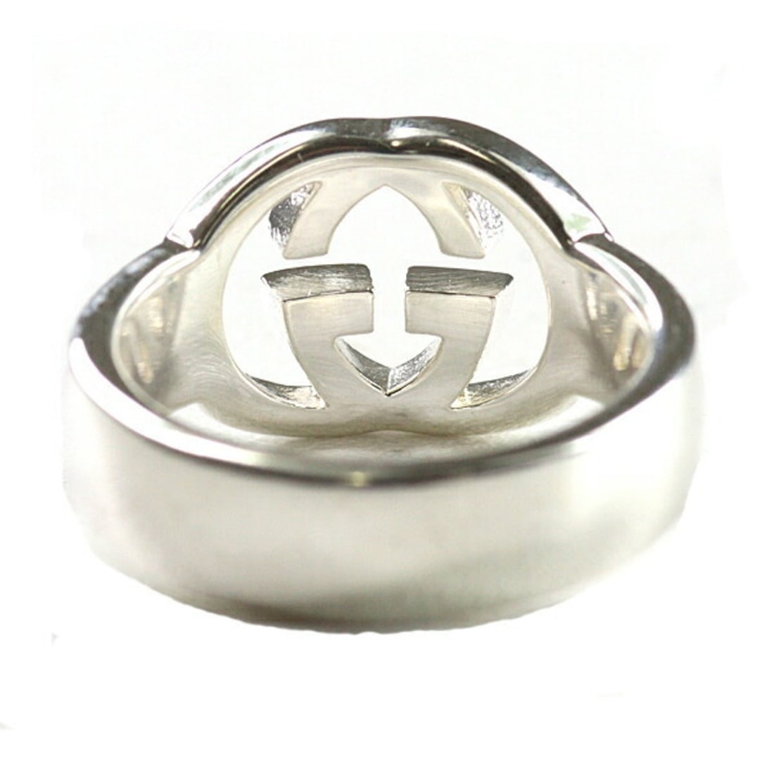 Gucci Interlocking G Ring, Silver, Ag925, Size 7 - 3