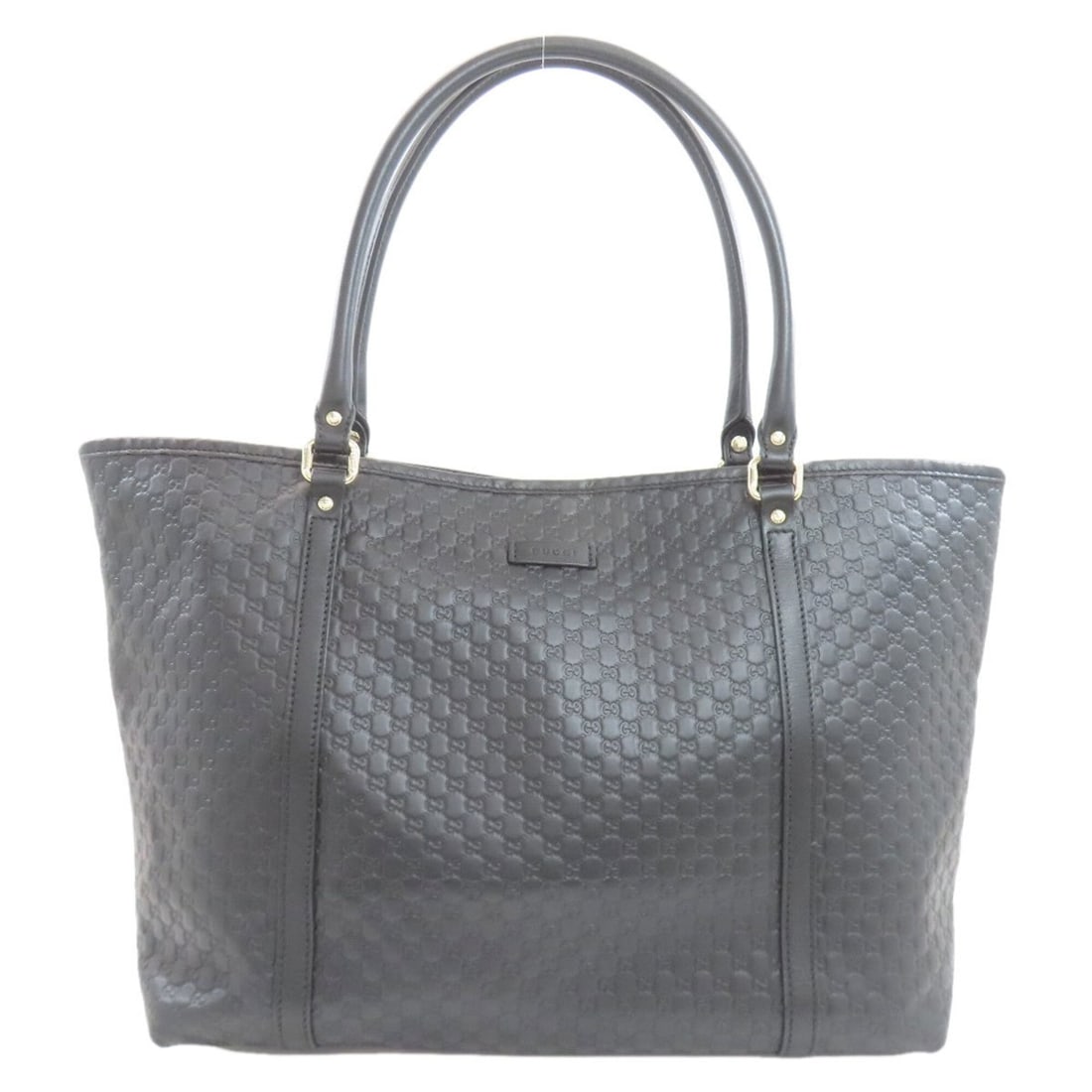 Gucci 449647 Outlet GG Signature Microssima Tote Bag Calfskin Women's GUCCI: --- Catalog ---Category: SizeSize (HxWxD): 26cm x 45cm x 16cm / 10.23'' x 17.71'' x 6.29''Handle Length: 48cm / 18.89''Category: DesignType: Tote bagColor: BlackGender: WomenMaterial: Leather Leather/