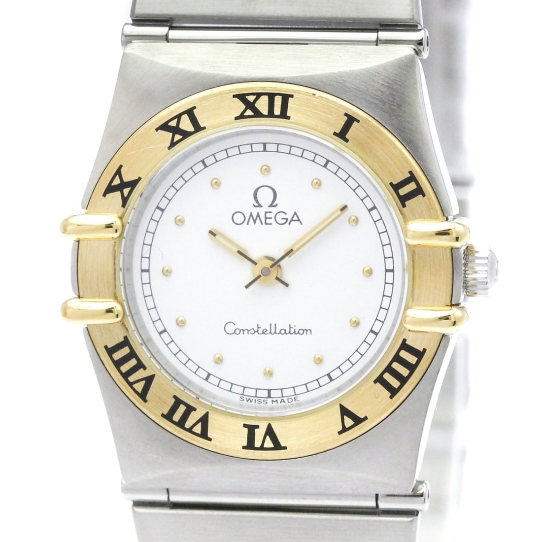 OMEGA Constellation 18K Gold Steel Ladies Watch 795.1080 Polished (1 of 15)