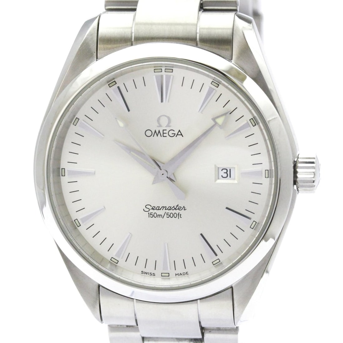 OMEGA Seamaster Aqua Terra Steel Quartz Mens Watch 2517.30 Polished: --- Catalog ---Category: SizeCase Diameter: 39mm / 1.54''Category: DesignType: WristwatchStyle: SportGender: MenColor (Dial): SilverMaterial (Band): Stainless steelMaterial (Case): Stainless steelCate