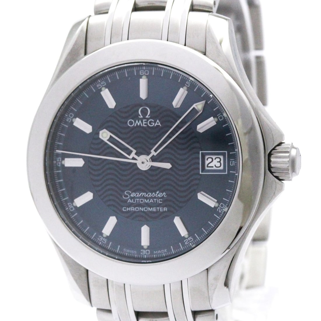OMEGA Seamaster 120M Chronometer Automatic Mens Watch 2501.81 Polished: --- Catalog ---Category: SizeCase Diameter: 36mm / 1.42''Category: DesignType: WristwatchStyle: SportGender: MenColor (Dial): BlueMaterial (Band): Stainless steelMaterial (Case): Stainless steelCatego