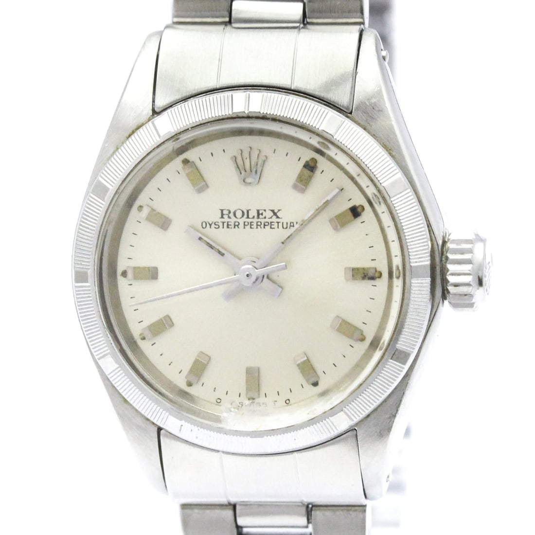 ROLEX Oyster Perpetual 6623 Steel Automatic Ladies Watch Vintage (1 of 11)