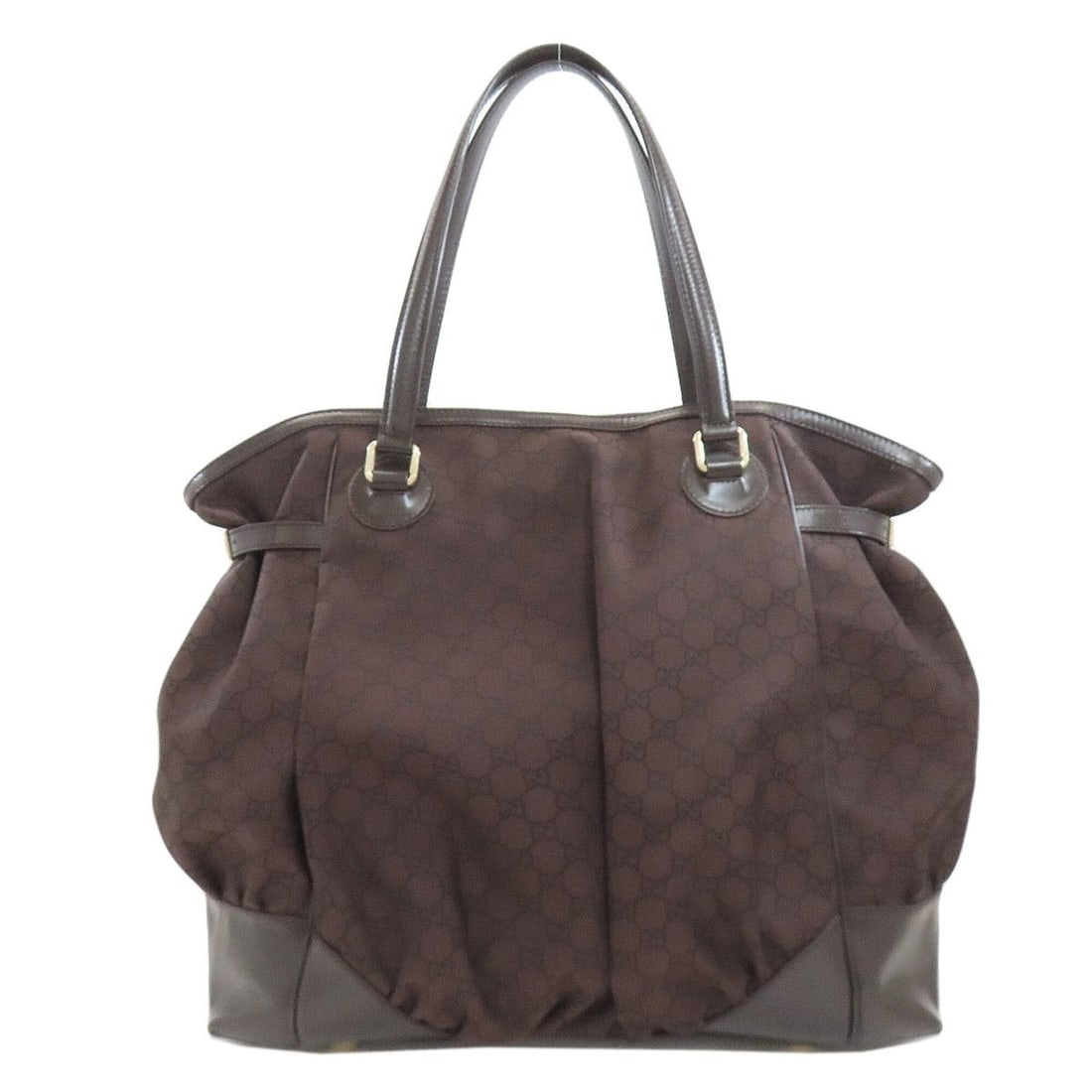 Gucci 257290 GG pattern outlet tote bag nylon women's GUCCI: --- Catalog ---Category: SizeSize (HxWxD): 37cm x 41cm x 14cm / 14.56'' x 16.14'' x 5.51''Category: DesignType: Tote bagColor: Dark brownGender: WomenMaterial: Nylon Category: GeneralMPN: M51790Brand: