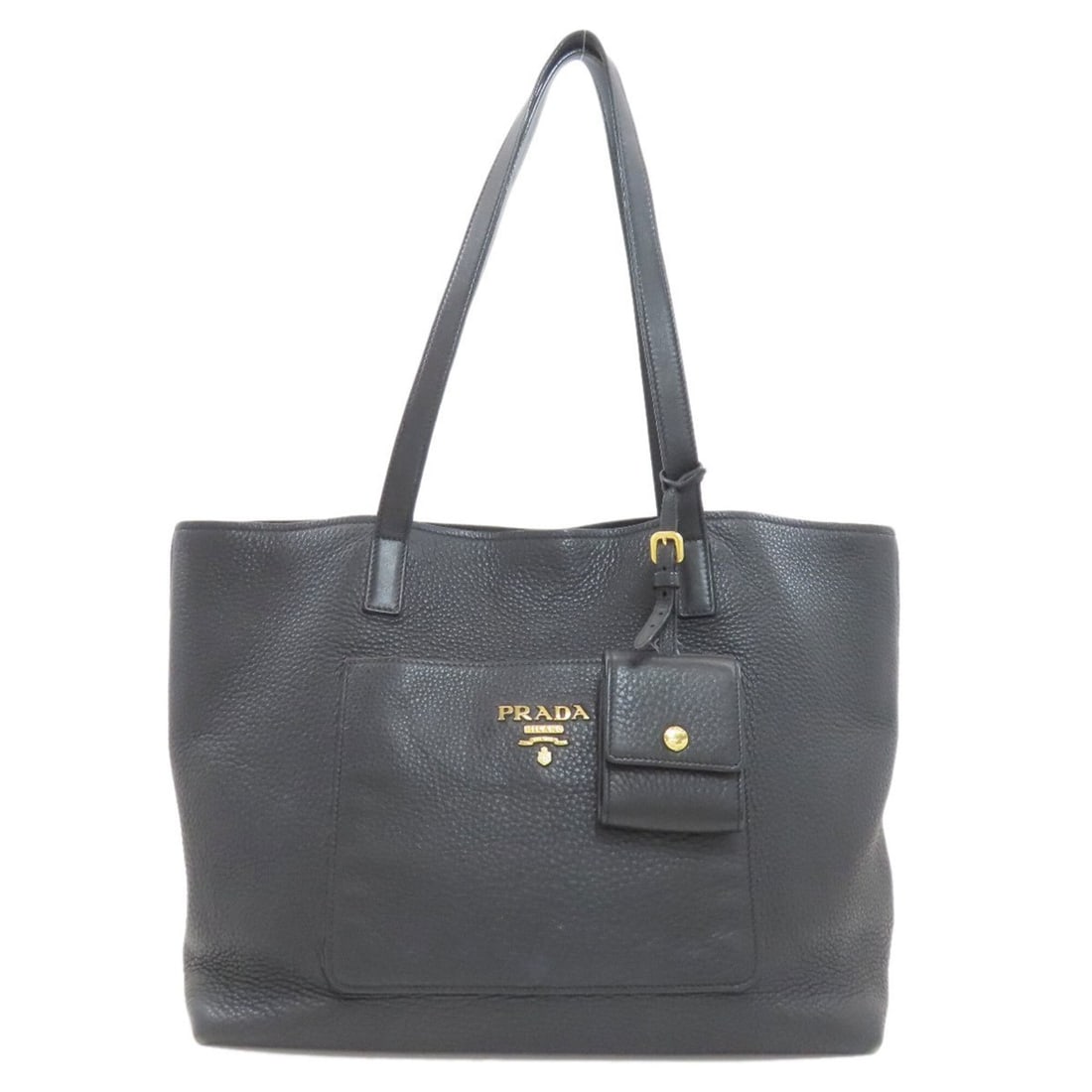 Prada 1BG048 Logo Tote Bag Leather Women's PRADA: --- Catalog ---Category: SizeSize (HxWxD): 26cm x 40cm x 15cm / 10.23'' x 15.74'' x 5.9''Category: DesignType: Pouch, Tote bagColor: BlackGender: WomenMaterial: Leather Category: GeneralMPN: 1BG048Bra