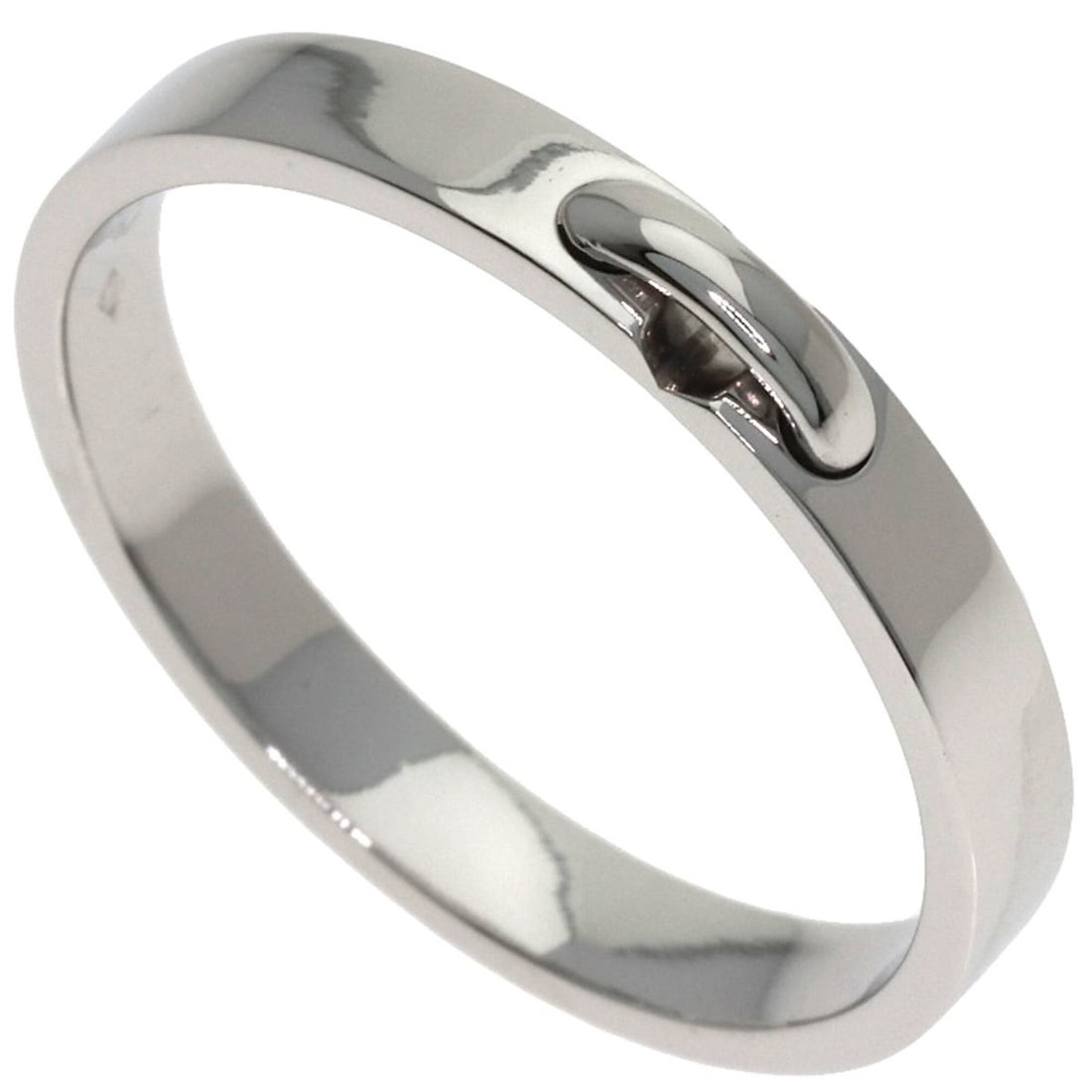 Chaumet Liens Evidence Ring, Platinum PT950, Women's Ring: --- Catalog ---Category: SizeJP Size: 17US Size: 8.5Category: DesignType: Band ringGender: WomenMaterial: Platinum, Platinum 950Category: GeneralBrand: Chaumet--- Item List ---Section: ConditionRankin