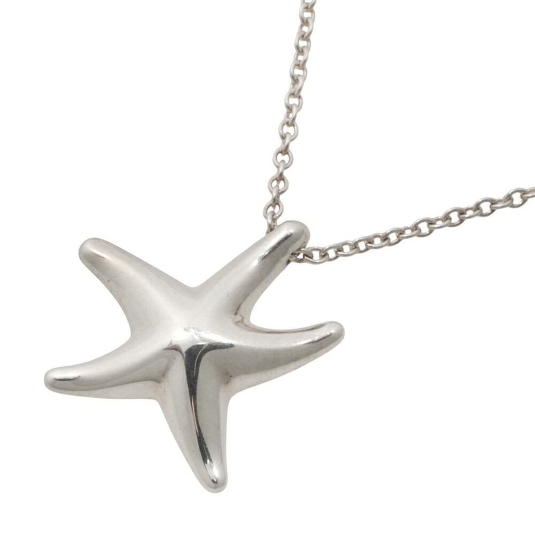 Tiffany & Co. 3.0g Starfish Necklace, Sterling Silver 925 (SV925): --- Catalog ---Category: SizePendant Size: 15mm x 15mm / 0.59'' x 0.59''Neck Circumference: 40.5 cm / 15.94''Category: DesignColor: SilverGender: WomenMaterial: Silver 925Necklace Type: NecklaceCatego