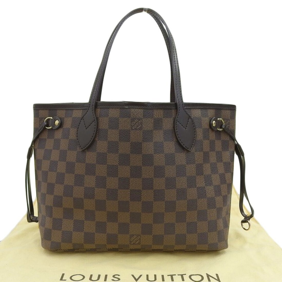 Louis Vuitton Damier Neverfull PM N51109 Tote Bag, Ebene: --- Catalog ---Category: SizeSize (HxWxD): 22cm x 28cm x 13cm / 8.66'' x 11.02'' x 5.11''Category: DesignType: Tote bagColor: Brown, EbeneGender: Women,MenMaterial: PVC Category: GeneralMPN: N51109Bra