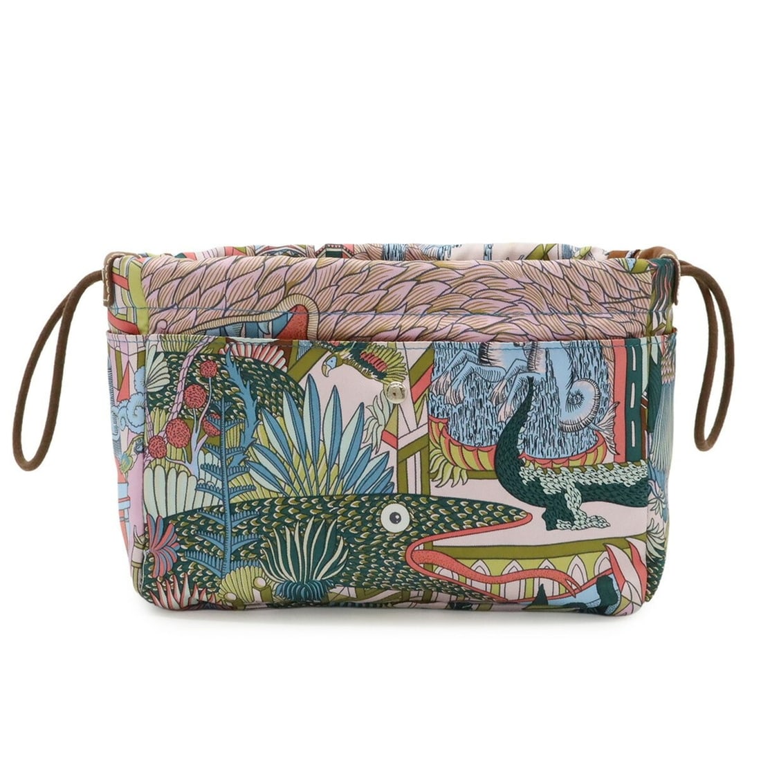 HERMES Fourbi 20 Handbag-in-Bag Multi-Pouch Animapolis Silk Veau Barenia Multicolor Y Stamp: --- Catalog ---Category: SizeSize (HxWxD): 15cm x 20cm x 7cm / 5.9'' x 7.87'' x 2.75''Category: DesignType: PouchColor: Multi-colorGender: WomenMaterial: Silk Category: GeneralBrand: Hermes--- Item Li